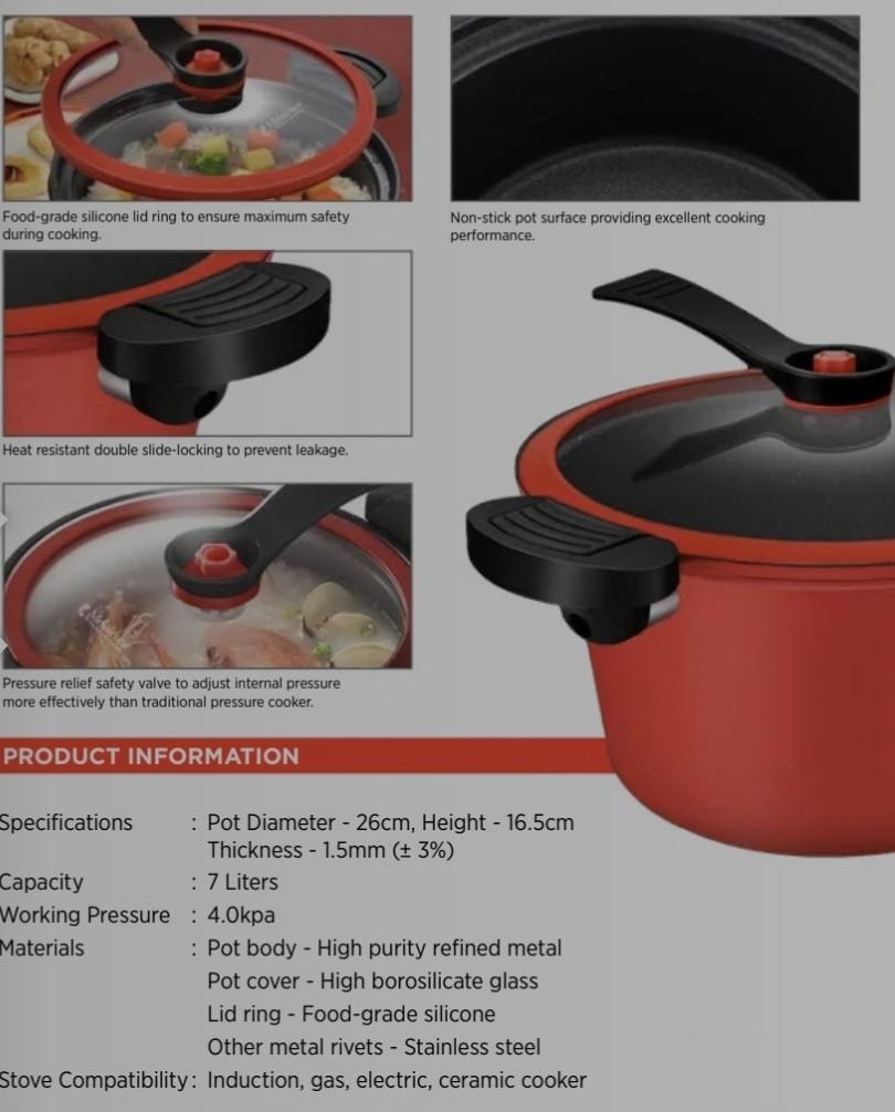Vacuum Pressure Cooker, TV & Home Appliances, Kitchen Appliances