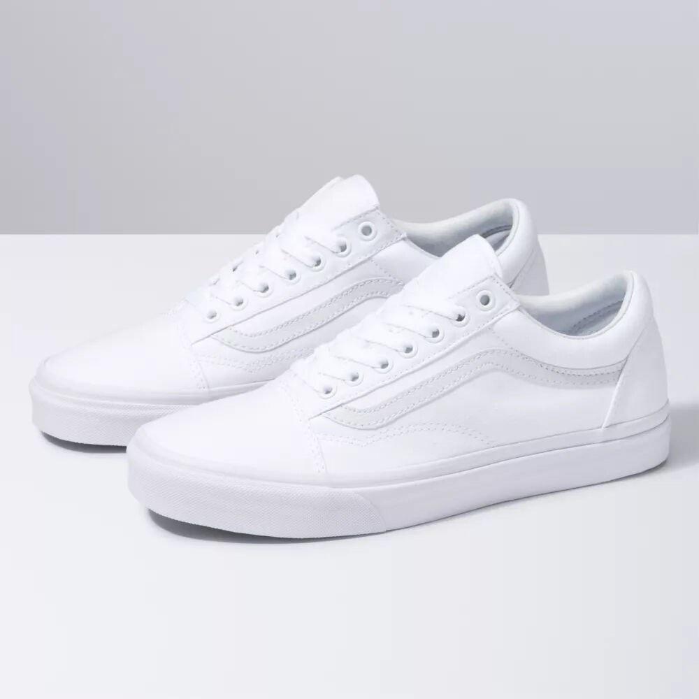 classic tumble old skool true white