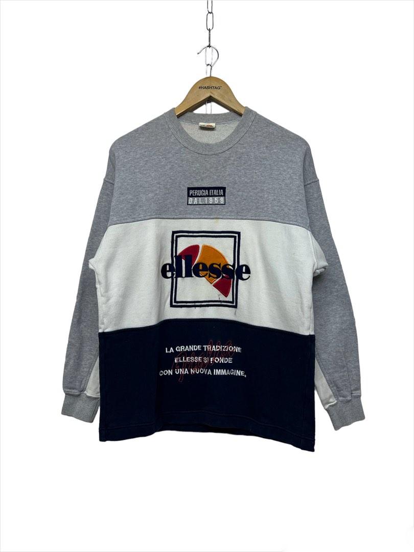Vintage Ellesse Sweatshirt Men s Fashion Tops Sets Hoodies on Carousell