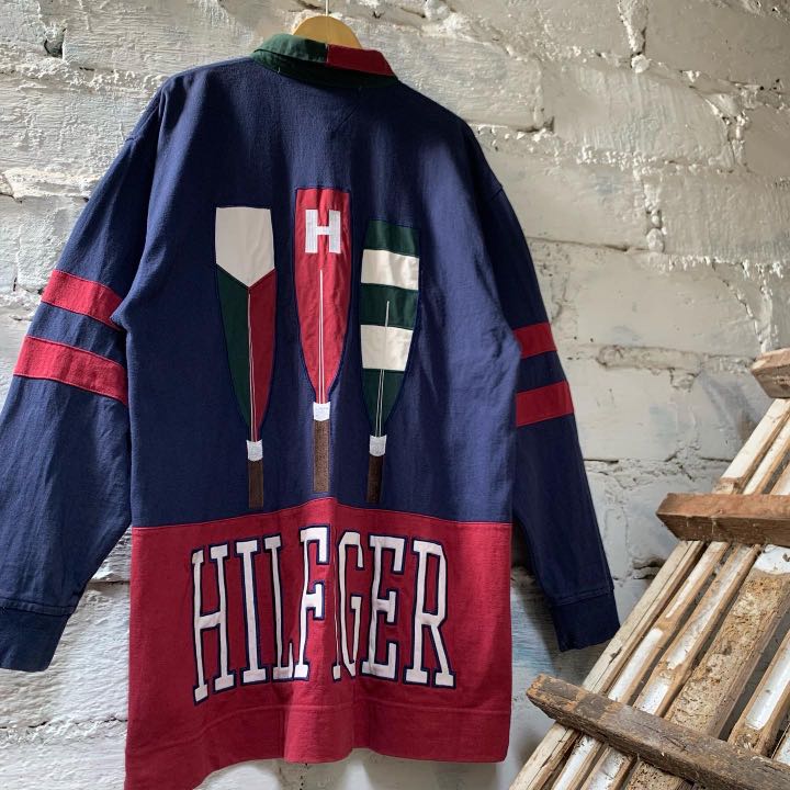 Tommy hilfiger sale vintage rugby shirt