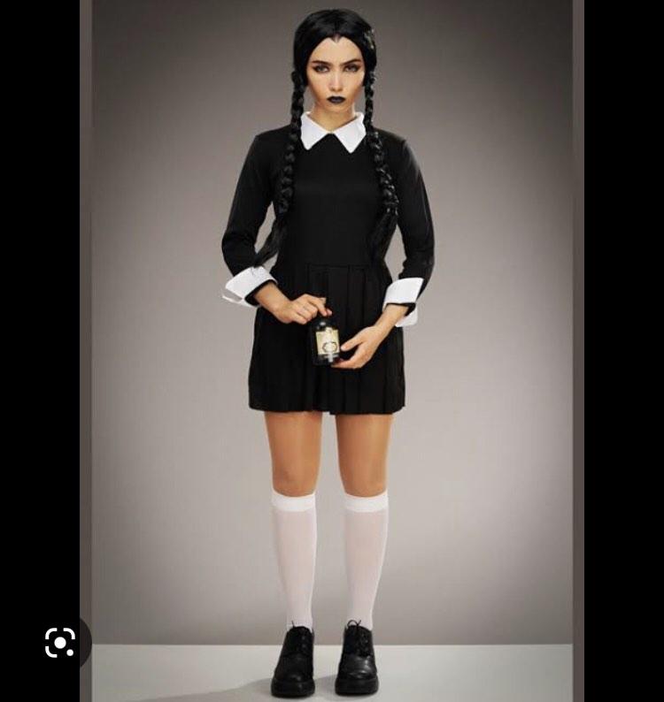 Wednesday Addams Costume, Women's Fashion, Dresses & Sets, Dresses on