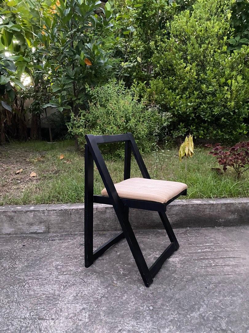 Wooden Folding Stool, Furniture & Home Living, Home Decor, Other Home Decor on Carousell