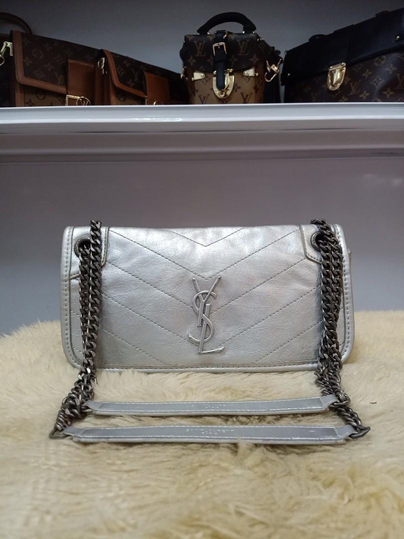Silver ysl bag 2025