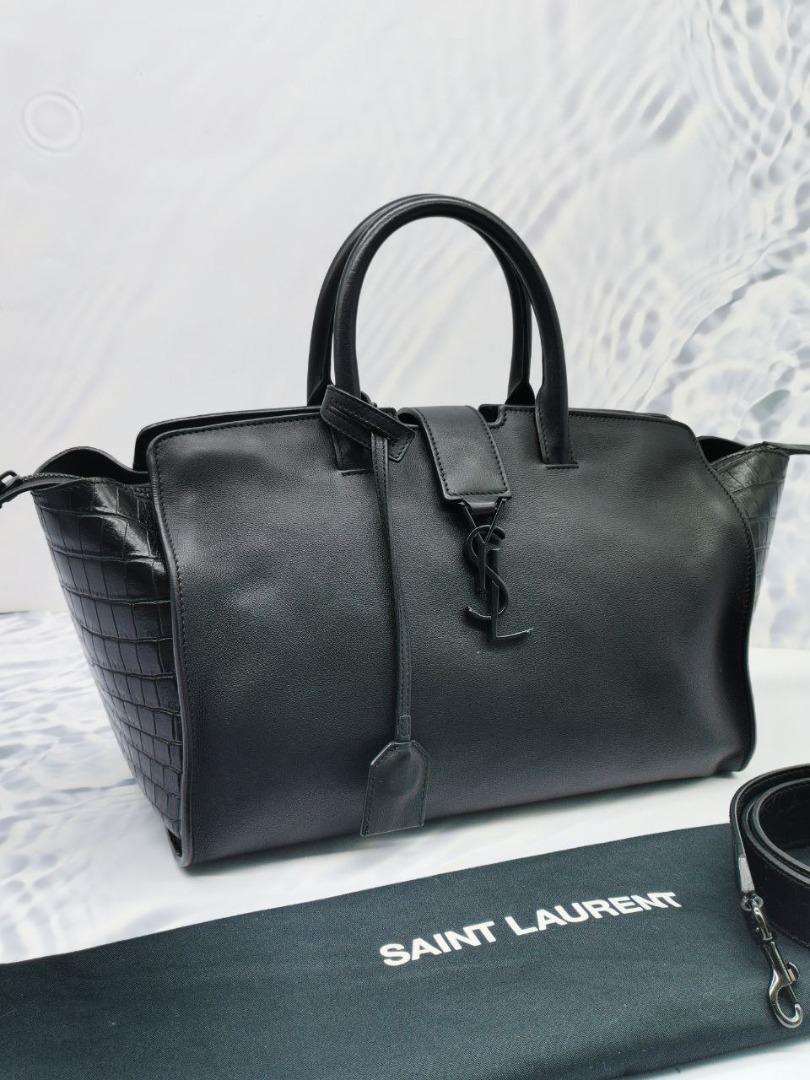 Authentic Yves Saint Laurent YSL Downtown Cabas and Suede, Luxury, Bags &  Wallets on Carousell