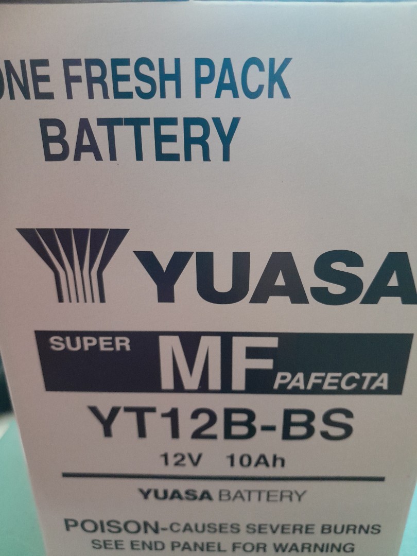 Yuasa battery, Motorcycles, Motorcycle Accessories on Carousell