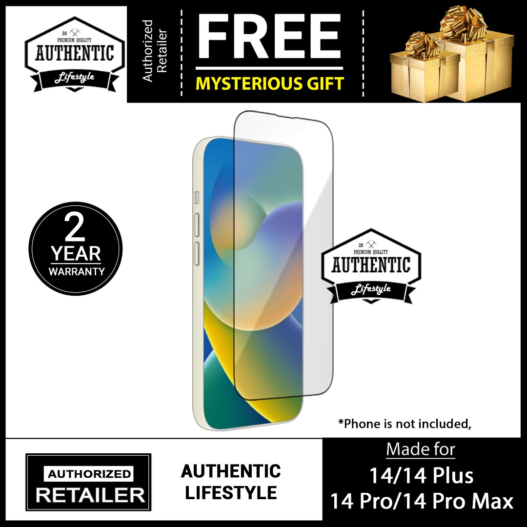 ZAGG Glass Plus Edge for iPhone 14 [ Pro Max / Pro / Plus