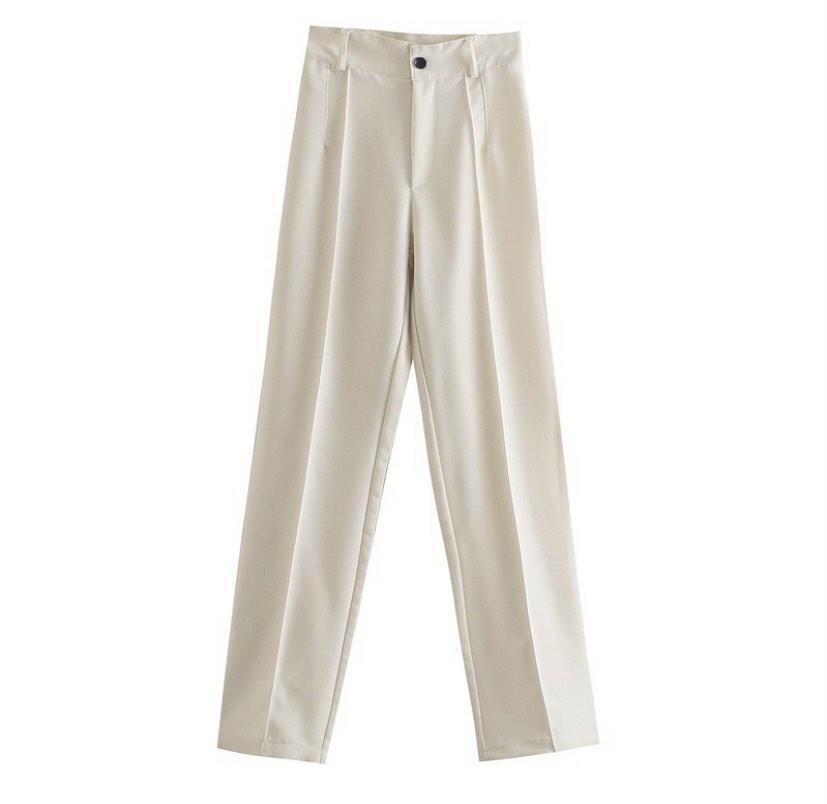 Zara White Silver Navy blue Striped Culettes Trousers Size M | eBay-chantamquoc.vn