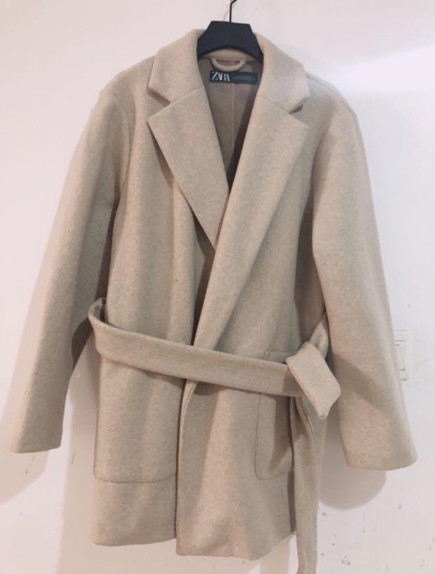Zara soft touch coat online