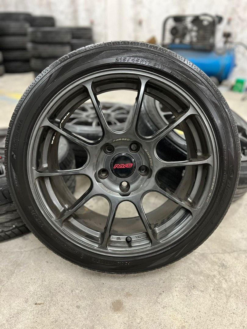 ZE40 17 inch sport rim Honda Civic fd tyre 70, Auto Accessories on