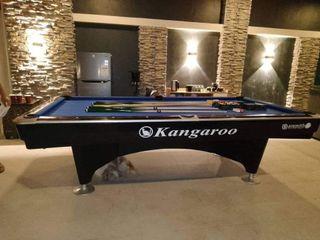 2nd HAND KANGAROO BILLIARD TABLE (fully refurbished) WITH COMPLETE BRANDNEW ACCESSORIES