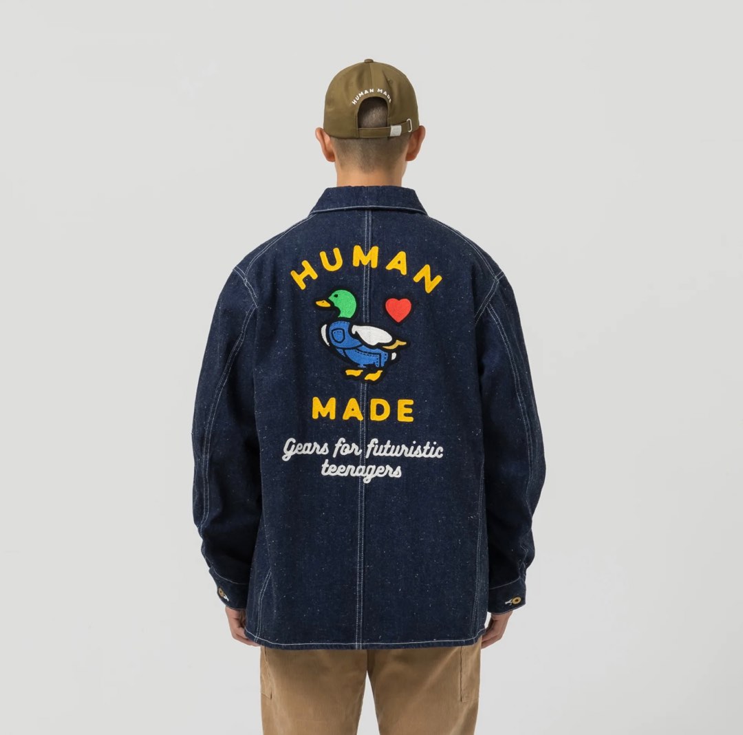 2XL) Human Made Denim Coverall Jacket, 男裝, 外套及戶外衣服- Carousell