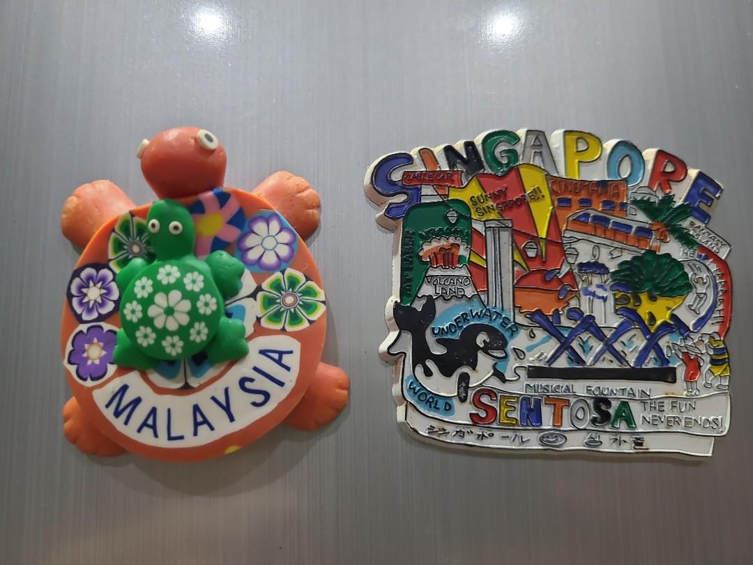 3D Malaysia Turtles & Sentosa Singapore Fridge Hobbies & Toys