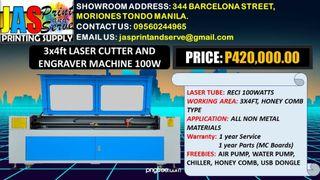 3x4FT LASER CUTTER AND ENGRAVER MACHİNE 100W