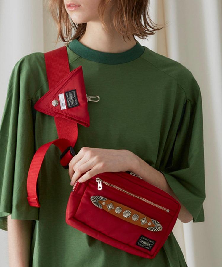 正規通販】 TOGA×PORTER Belt bag ブラック ショルダーバッグ 23SS