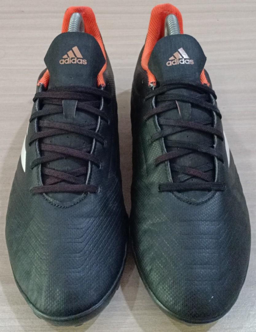 9uk Rm78 Original Adidas Predator Tango 18.4 TF Leather Black
