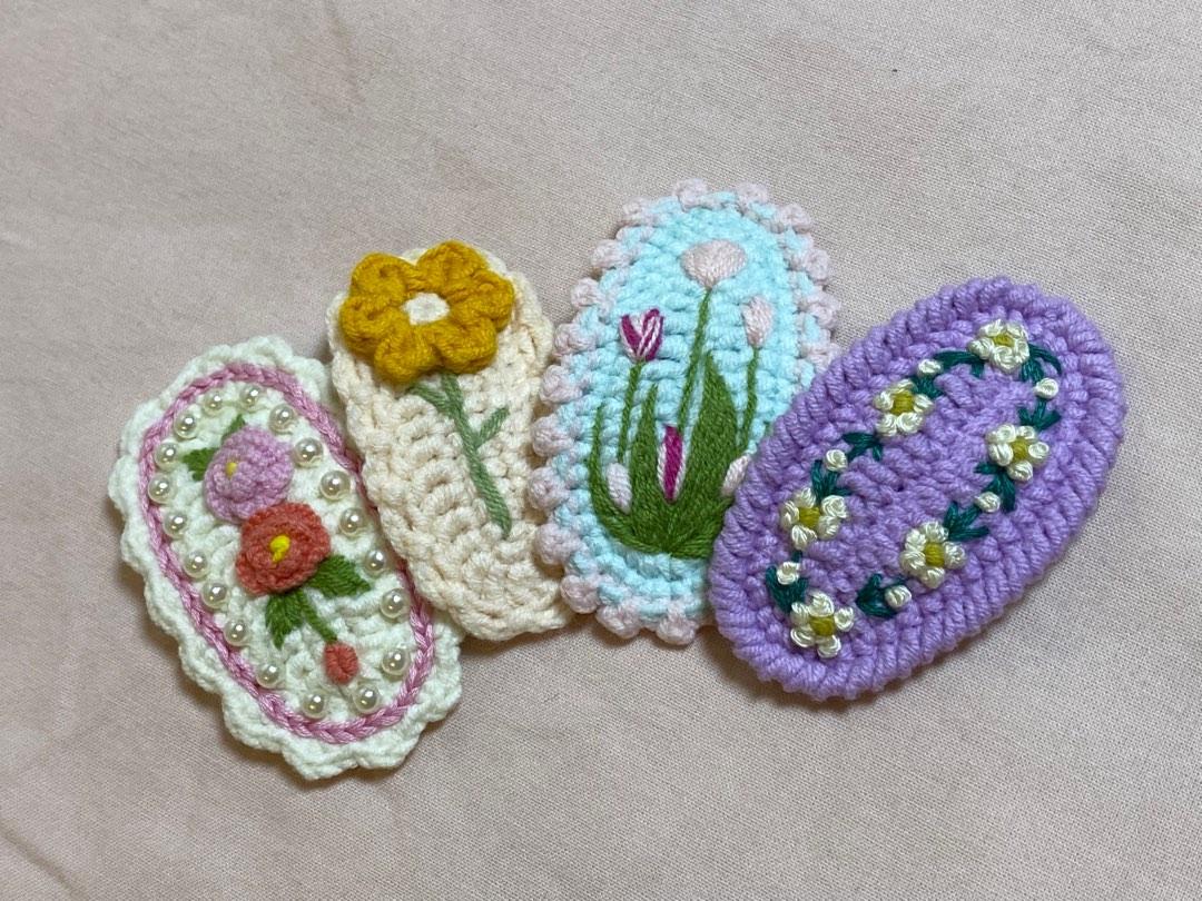 手工織物 刺繡花花髮夾 興趣及遊戲 手作 自家設計 文具及工藝 手作 Carousell 手工織物 刺繡花花髮夾 興趣及遊戲 手作 自家設計 文具及工藝 手作 Carousell