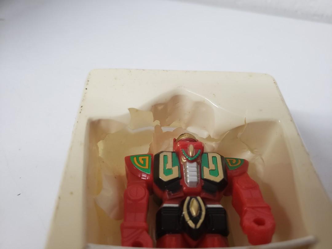 Power Rangers Diaranger 8cm 1993 日本製 Bandai Power Rangers Dairanger Dairenoh 五星戰隊 龍星王 超合金 ...