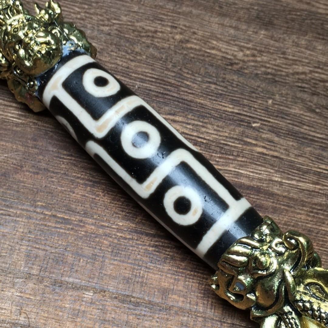 ⛩️🙏🎊結緣收藏品⛩️🙏普巴金剛杵法器西藏傳密宗天珠三面普巴
