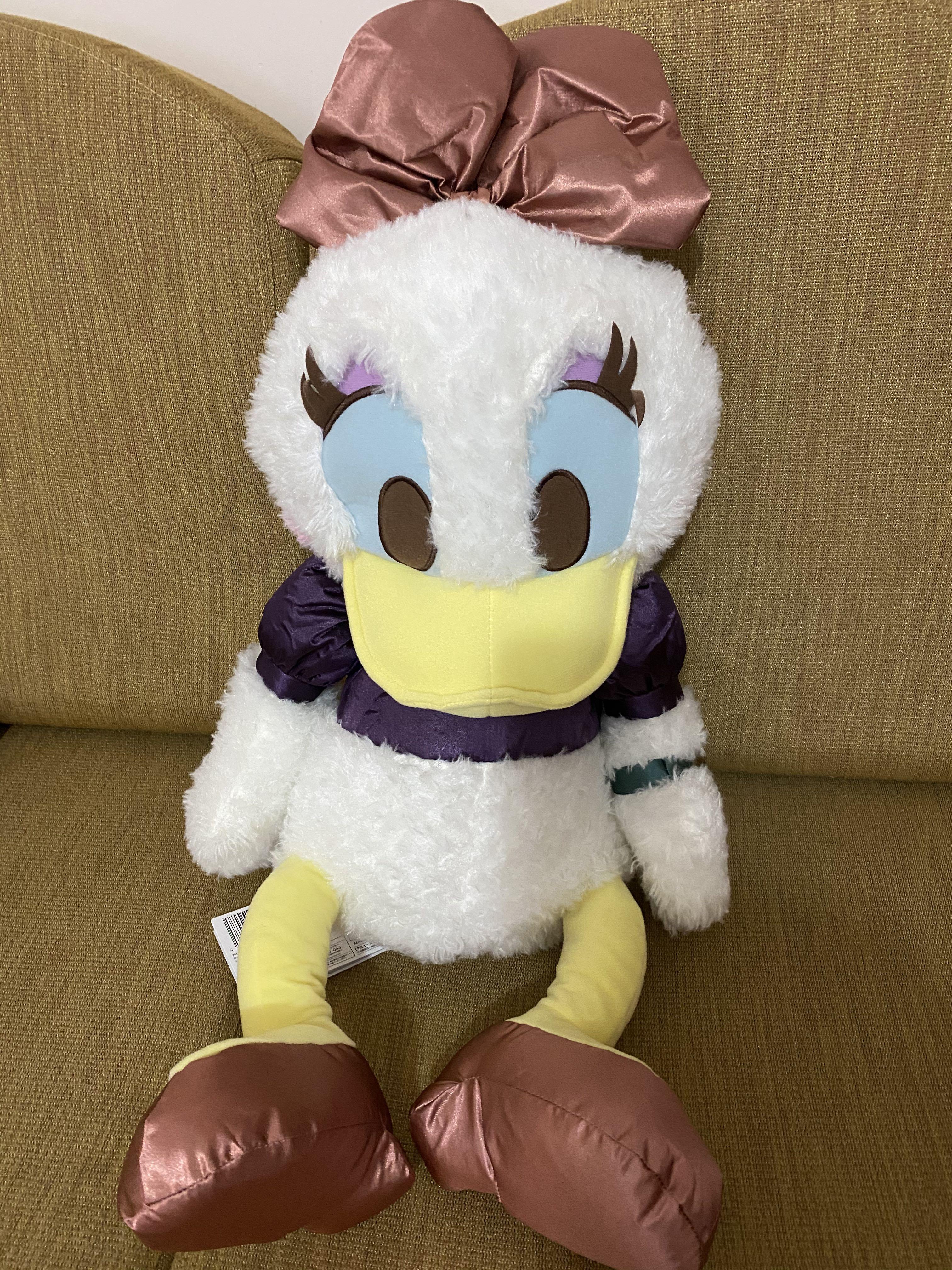 特價 唐老鴨女朋友黛西donald Duck Daisy 迪士尼公仔大公仔抱抱公仔睡眠公仔攬枕景品正版送禮小朋友抱枕 興趣及遊戲 玩具 遊戲類