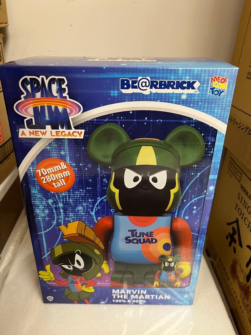 全新現貨Bearbrick Marvin The Martian Space Jam 400% 100% be@rbrick