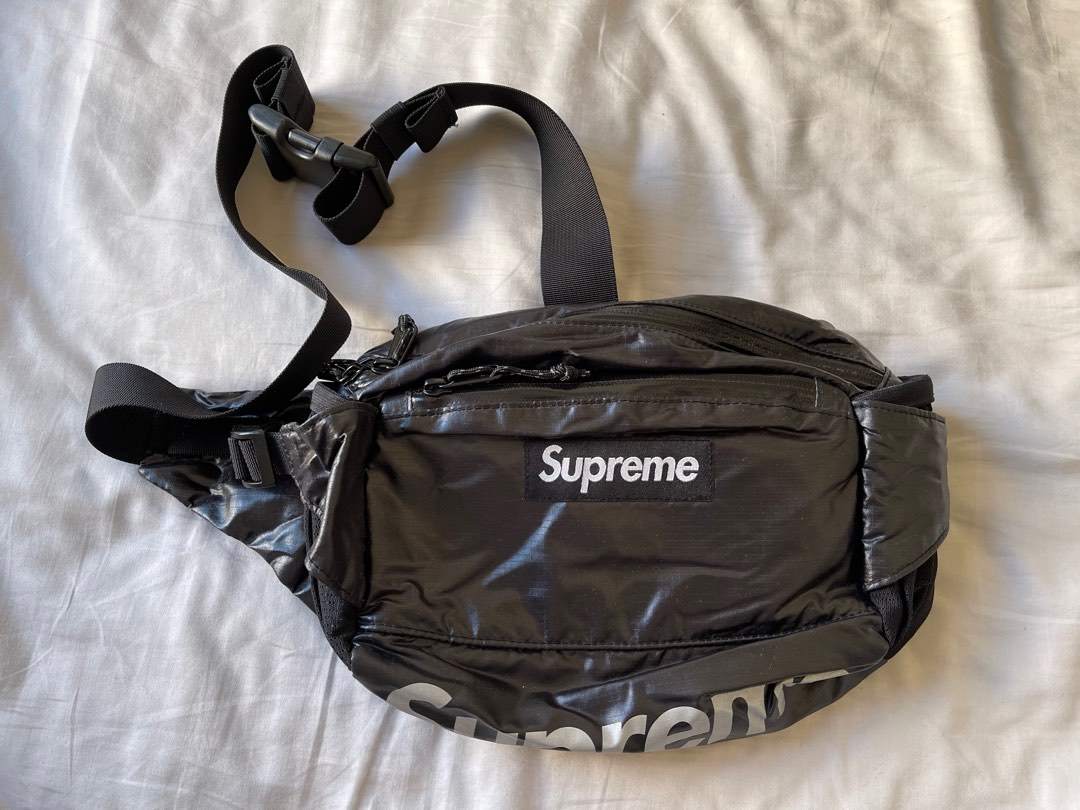 割引サービス 黒 Supreme × TNF Leather Waist Bag | www ...