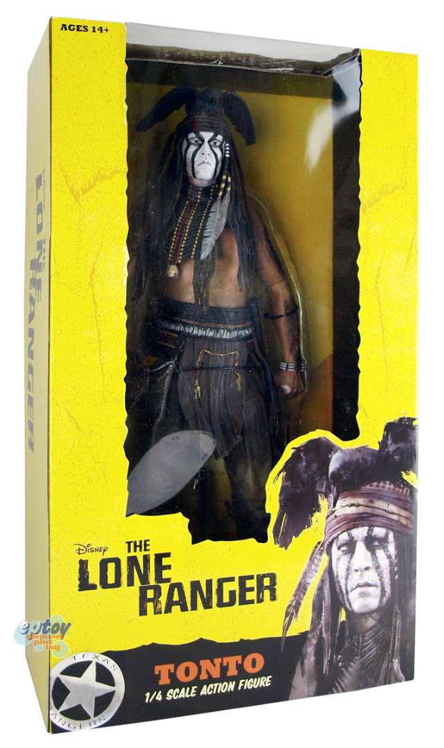 全新未開 NECA 1/4 Scale 獨行俠 THE LONE RANGER TONTO 19吋 Action Figure, 興趣及遊戲 ...