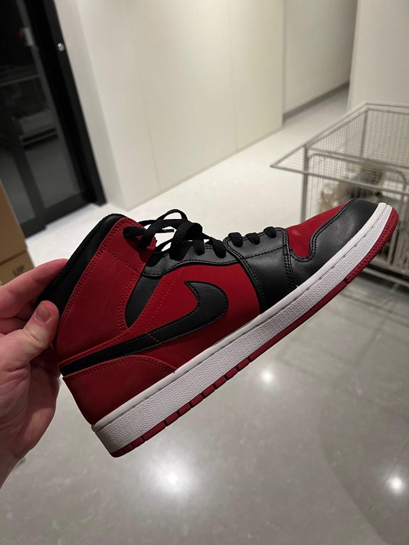 Nike air jordan 1 hot sale retro mid reverse banned