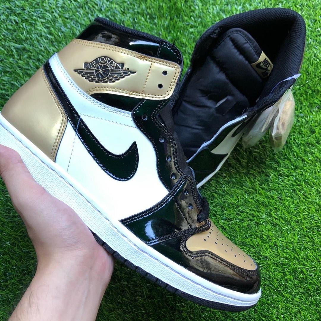 Air Jordan 1 Retro High OG NRG Gold Toe Men s Fashion Footwear
