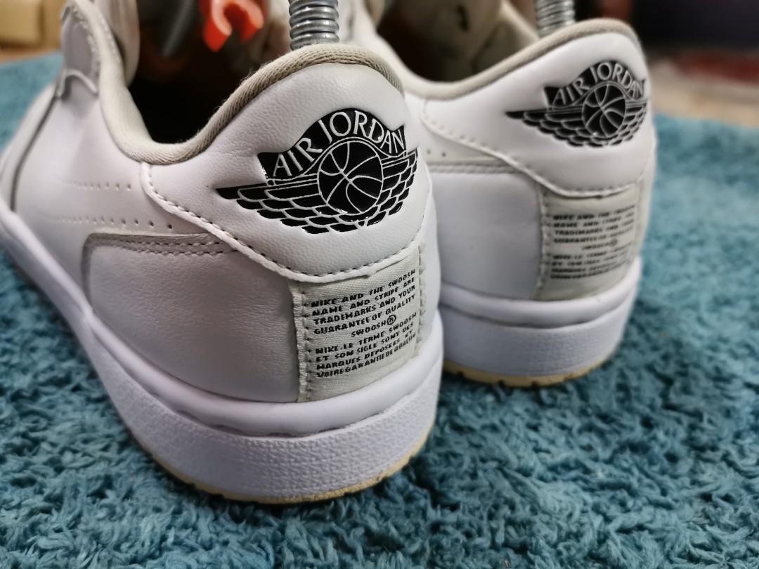 air jordan 1 retro low slip white