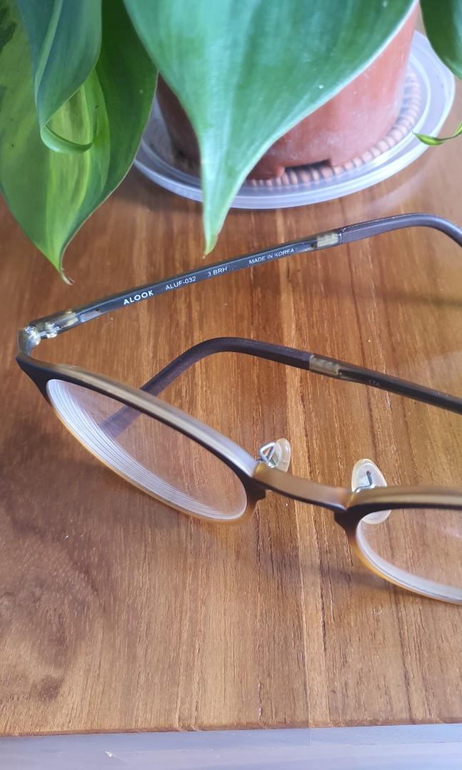 Alook Korean (light degree)prescription glasses, Women's Fashion