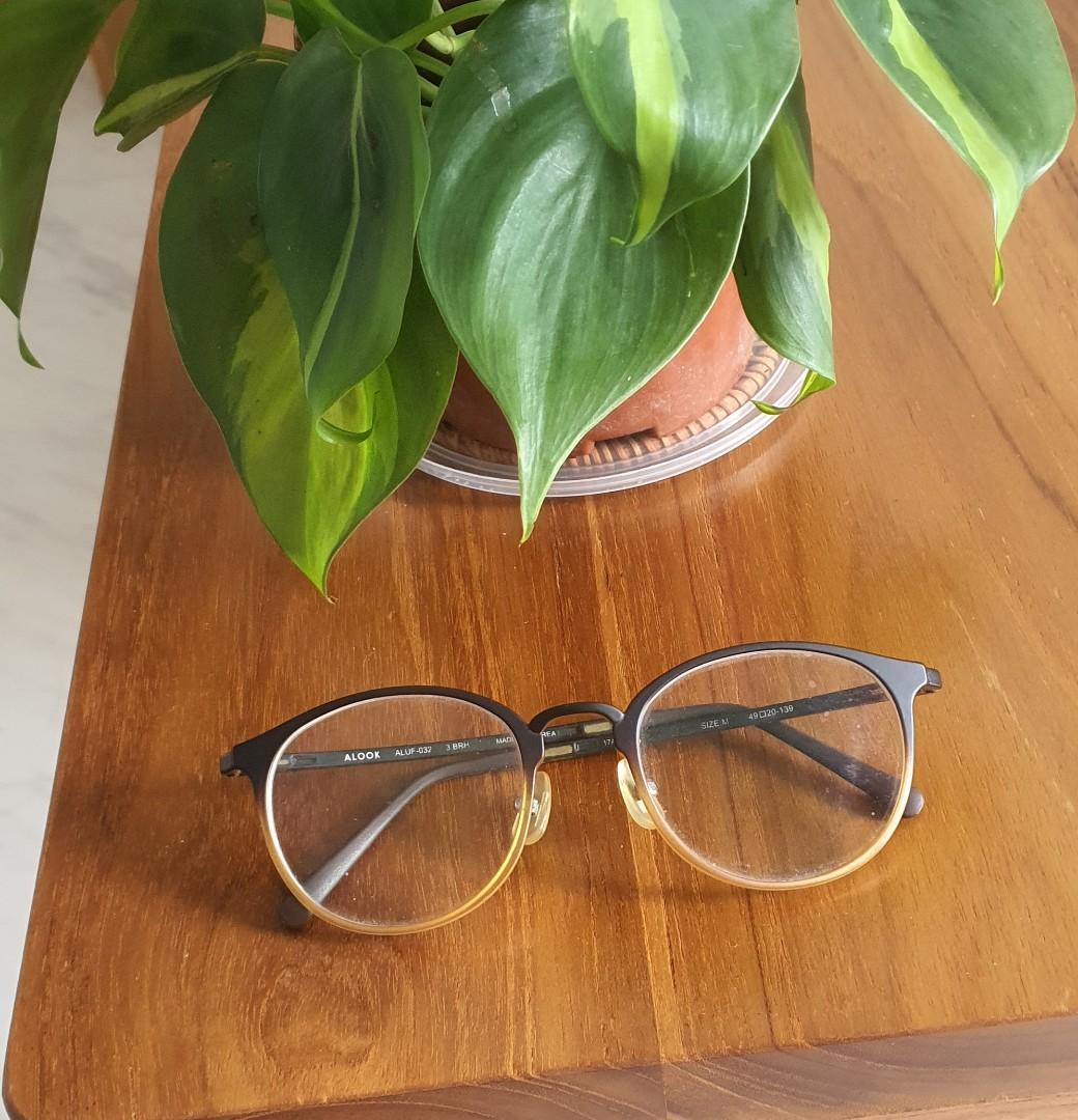 Alook Korean (light degree)prescription glasses, Women's Fashion