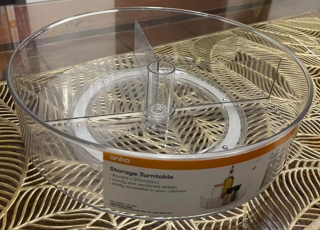 Anko Acrylic Storage Turntable, Furniture & Home Living, Home