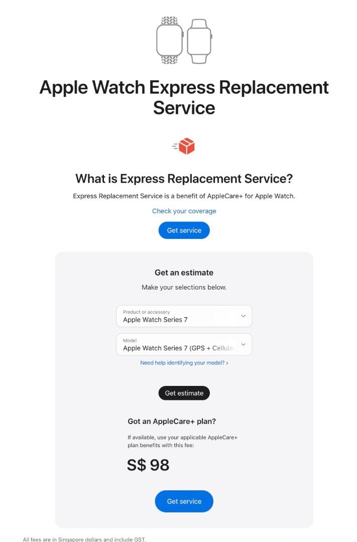APPLE WATCH SERIES 7 GPS + CELLULAR Warranty & Apple Care+ Coverage till  8th Dec 2023 with Unlimited Express Replacement, Mobile Phones & Gadgets,  Wearables & Smart Watches on Carousell