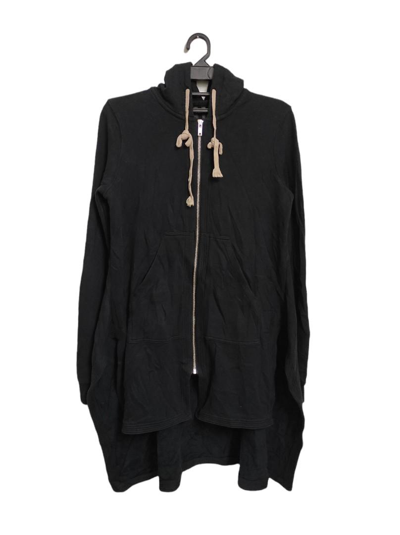 Rick owens asymmetric hot sale zip hoodie