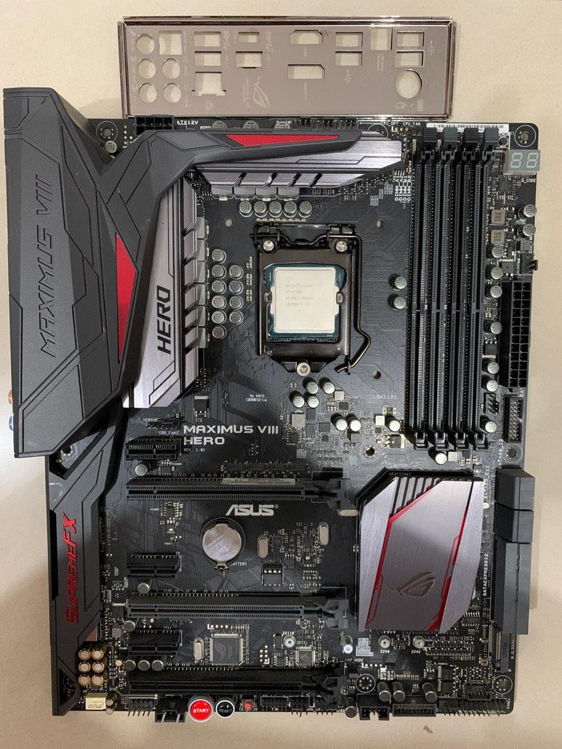 I7 6700k asus maximus on sale viii hero