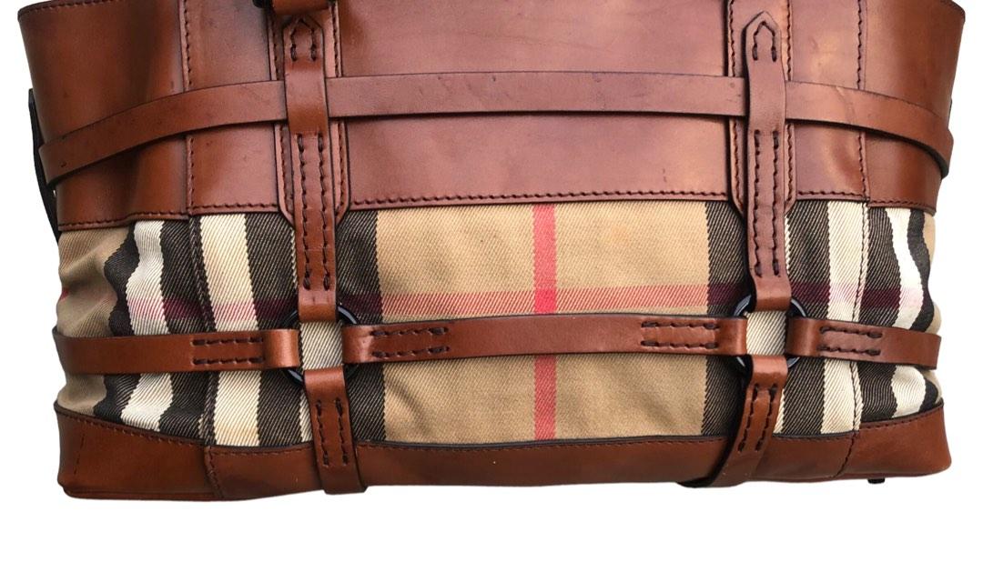 Burberry Kent Bridle House Check Shoulder Bag