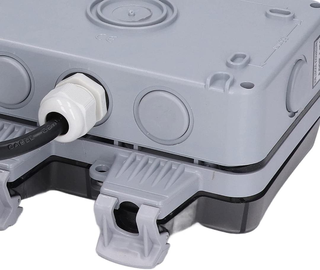 [B1327] Power Outlet Box, Lockable Cover 250V 13A Waterproof Socket