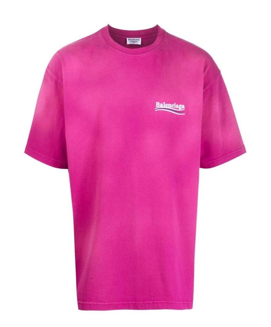Balenciaga pink shirt deals
