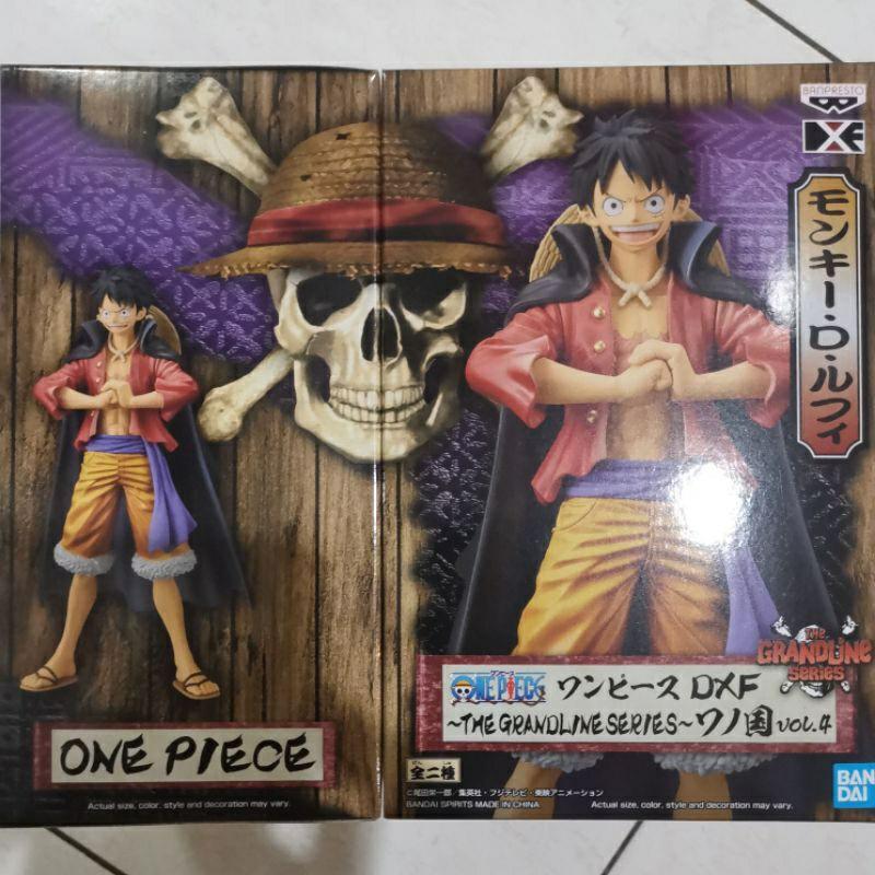  BanPresto - One Piece - DXF: The Grandline Series - Wanokuni  Vol.4 Monkey D. Luffy Statue : Toys & Games