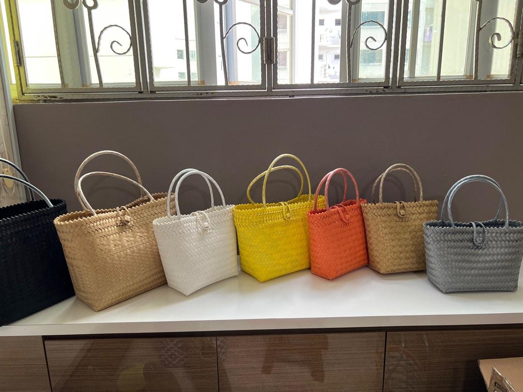 Basket Weave Bag, Women's Fashion, Bags & Wallets, Tote Bags on Carousell