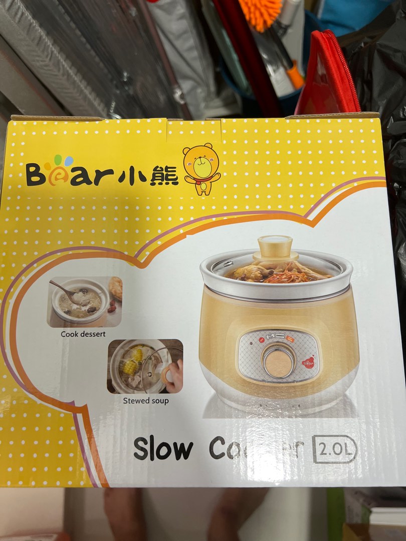 Bear slow cooker 2L, TV & Home Appliances, Kitchen Appliances, Cookers