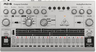 Behringer RHYTHM DESIGNER RD-6-SR Analog Drum Machine with 8 Drum Sounds, 64 Step Sequencer and Distortion Effects