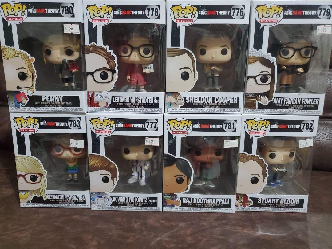 BIG BANG THEORY FUNKO POP COMPLETE SET, Hobbies & Toys, Toys & Games on