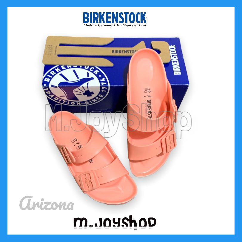 Birkenstock Arizona EVA - Coral Peach Size 39, Women's Fashion ...