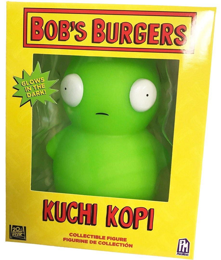 Bob’s Burger Kuchi Kopi glow in the dark designer toy, Hobbies & Toys ...