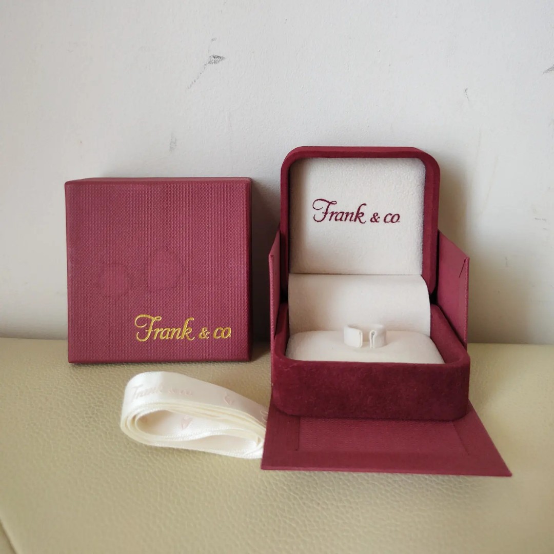 Box frank& co ring original / kotak frank&co asli / paperbag frank and ...