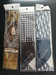 Only left LV design. Branded design twilly for bag
