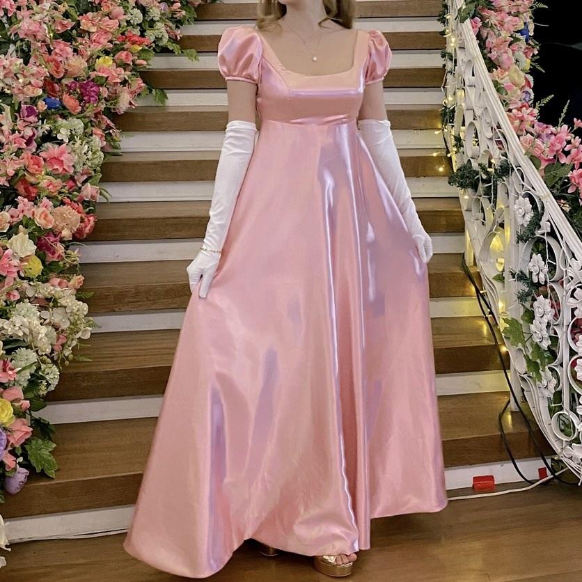 Bridgerton Long Dress, Women's Fashion, Dresses & Sets, Evening dresses ...