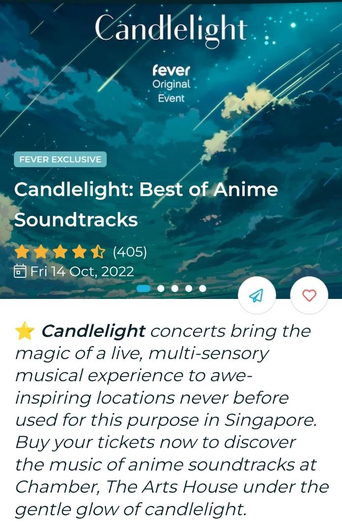 Candlelight: best of anime soundtracks by fiver is called #candlelight... |  TikTok