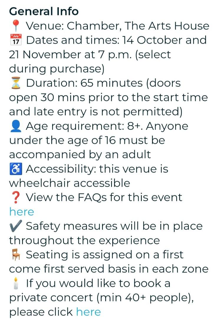 2 Tickets for Candlelight Best of Anime Soundtrack, Tickets & Vouchers